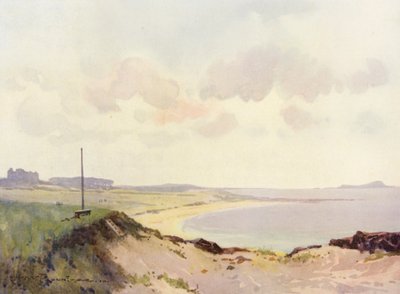 Golf Courses: North Berwick, the Second Tee by Harry (1878 1950) Rountree