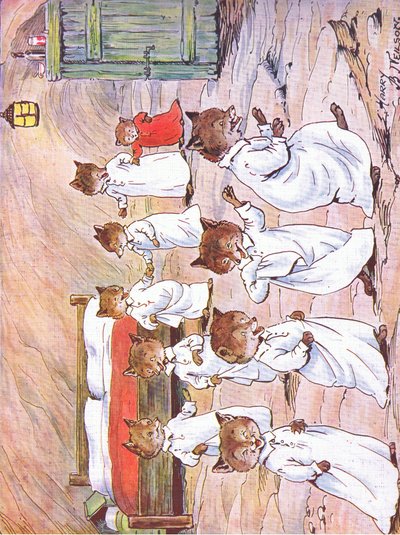 His Dear Little Foxes, Eight, Nine and Ten by Harry B Neilson