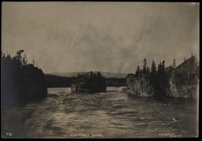 Five Fingers Rapids, Photographer, H.C. Barley, Skagway, Undated by Harry C. Barley
