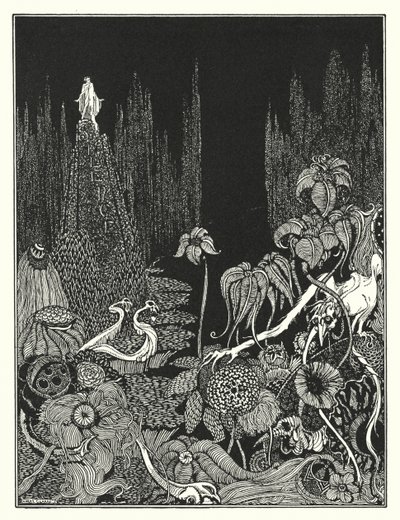 Edgar Allan Poe: Silence by Harry Clarke