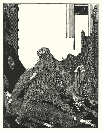 Edgar Allan Poe: The Murders in the Rue Morgue by Harry Clarke
