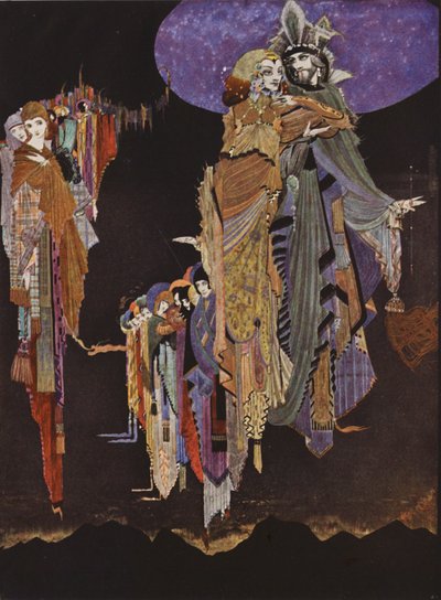 Edgar Allan Poe: The Colloquy of Monos and Una by Harry Clarke