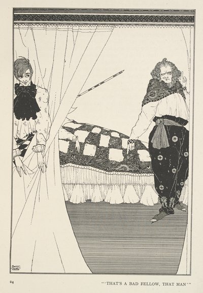 Great Claus and Little Claus by Harry Clarke