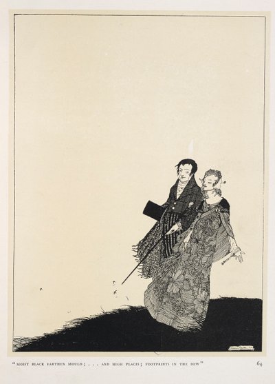 The Great Lover. "Moist Black Earthen Mould;... and High Places; Footprints in the Dew" by Harry Clarke