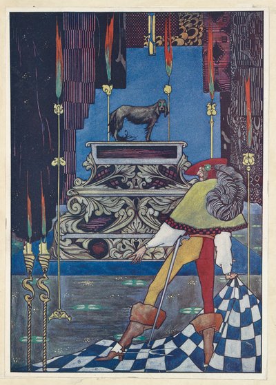 The Tinder Box, There sat the dog with eyes as big as teacups by Harry Clarke