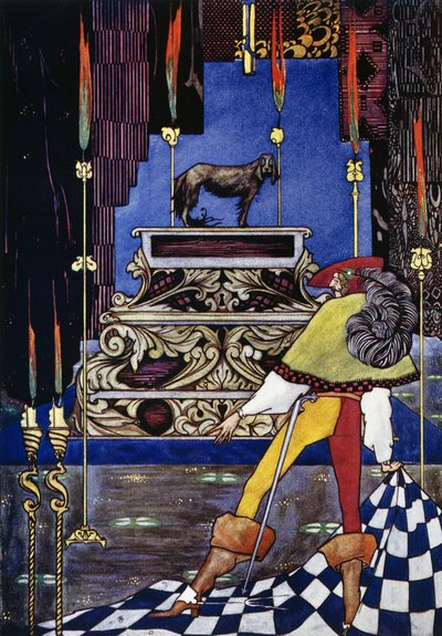 The Tinderbox, Fairy Tale by Hans Christian Andersen, Illustration by Harry Clarke by Harry Clarke