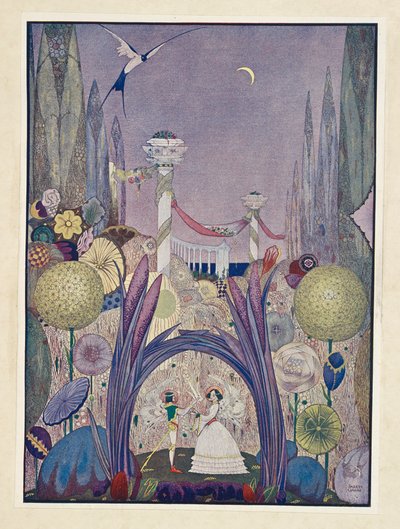 Thumbelina, She should be Queen of all the Flowers by Harry Clarke