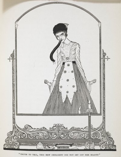 Truth to Tell, This New Ornament Did Not Set Off Her Beauty (Illustration for 