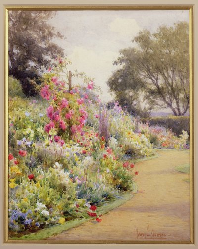 An Herbaceous Border by Harry E. James