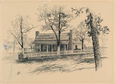 Farmhouse of H. P. Bottom Near Rousseau