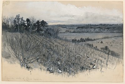 Scene of the Confederate Attack on the West Side of Crew