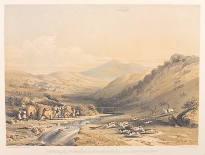 Run with the 7th Dragoon foxhounds in Caffir Land, Cape of Good Hope by Harry Francis Darell