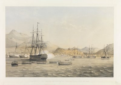 Taking the Island of Chusan by the British July 5th 1840 by Harry Francis Darell