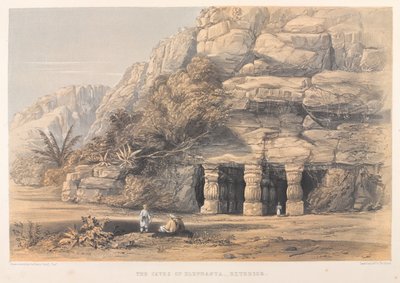 The Caves of Elephanta, Exterior by Harry Francis Darell