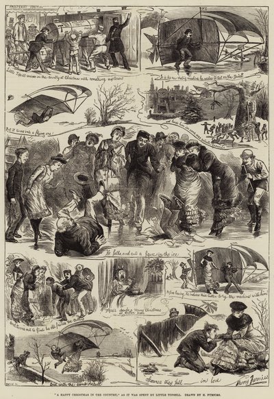 A Happy Christmas in the Country, as it was spent by Little Topsell by Harry Furniss