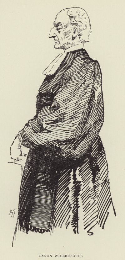 Canon Wilberforce by Harry Furniss