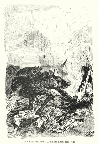 Illustration for Great Expectations by Charles Dickens by Harry Furniss