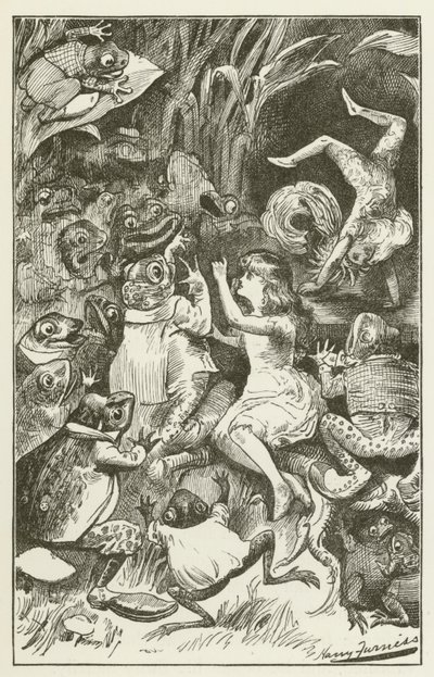 Illustration for Sylvie and Bruno by Lewis Carroll by Harry Furniss