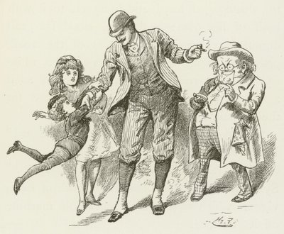 Illustration for Sylvie and Bruno by Harry Furniss