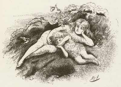 Illustration for Sylvie and Bruno by Harry Furniss