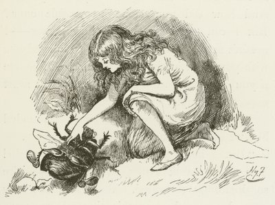 Illustration for Sylvie and Bruno by Harry Furniss