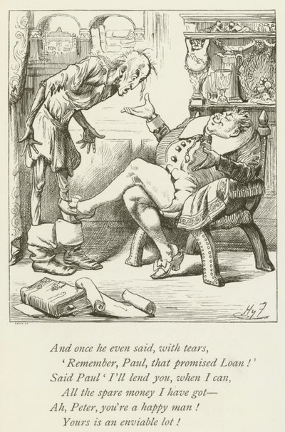 Illustration for Sylvie and Bruno by Harry Furniss