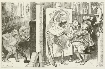 Illustration for Sylvie and Bruno by Harry Furniss