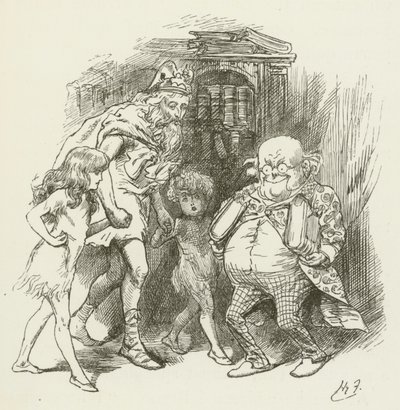 Illustration for Sylvie and Bruno by Harry Furniss