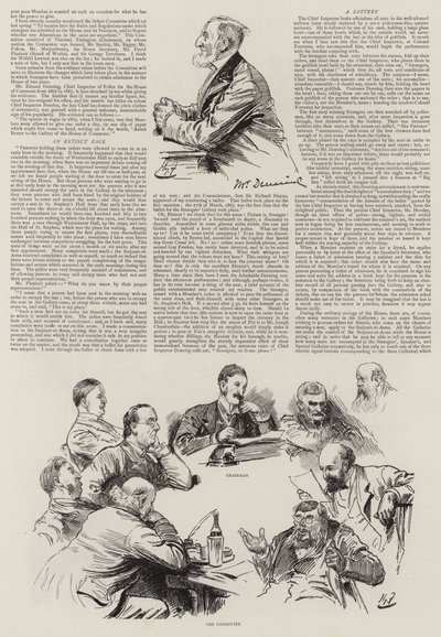 Life in Parliament, Strangers in the House by Harry Furniss