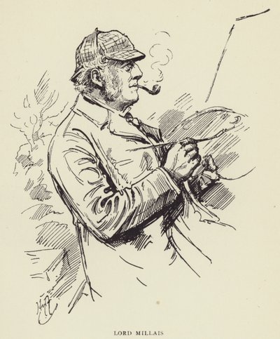 Lord Millais by Harry Furniss