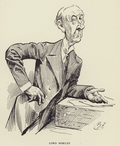 Lord Morley by Harry Furniss