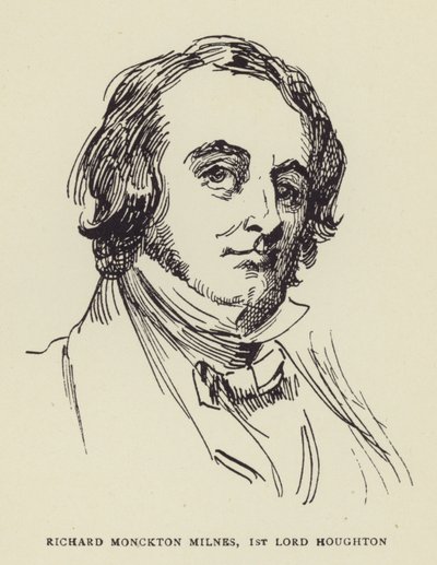 Richard Monckton Milnes, 1st Lord Houghton by Harry Furniss