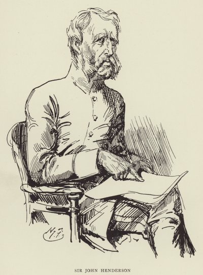 Sir John Henderson by Harry Furniss