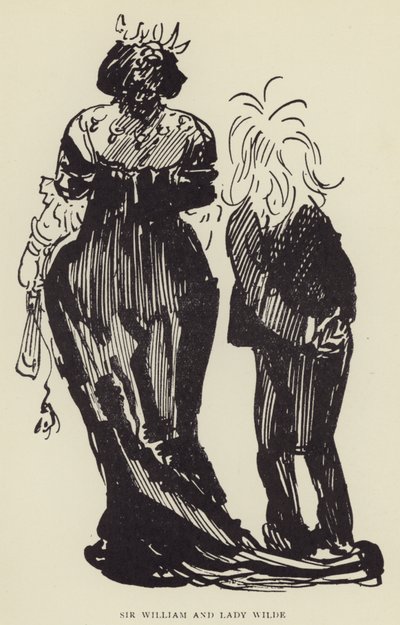 Sir William and Lady Wilde by Harry Furniss