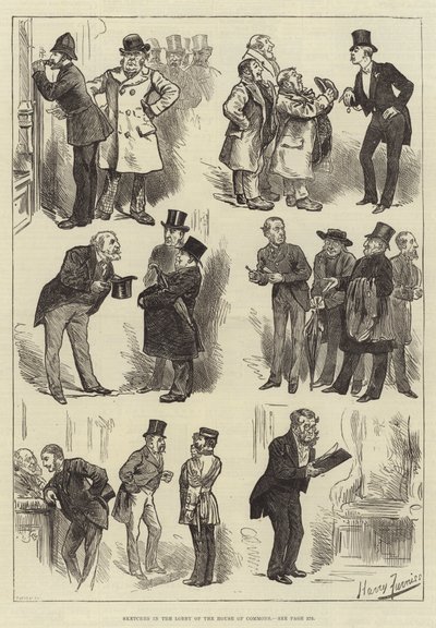 Sketches in the Lobby of the House of Commons by Harry Furniss