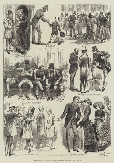 Sketches in the Lobby of the House of Commons by Harry Furniss
