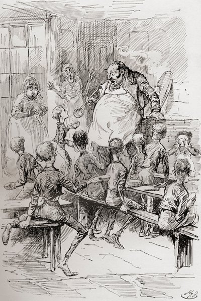 Starvation in the Workhouse by Harry Furniss