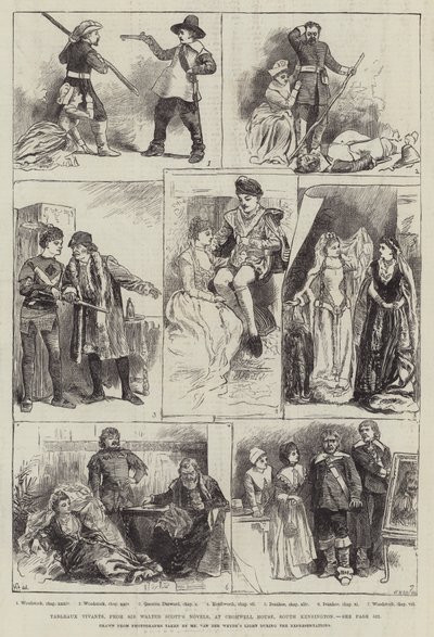 Tableaux Vivants from Sir Walter Scott