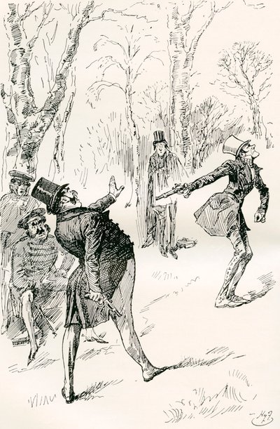 The Duel After the Ball by Harry Furniss