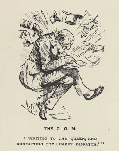 The Grand Old Man - GOM - W E Gladstone by Harry Furniss