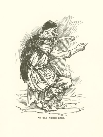 An Old Norse Bard by Harry George Theaker
