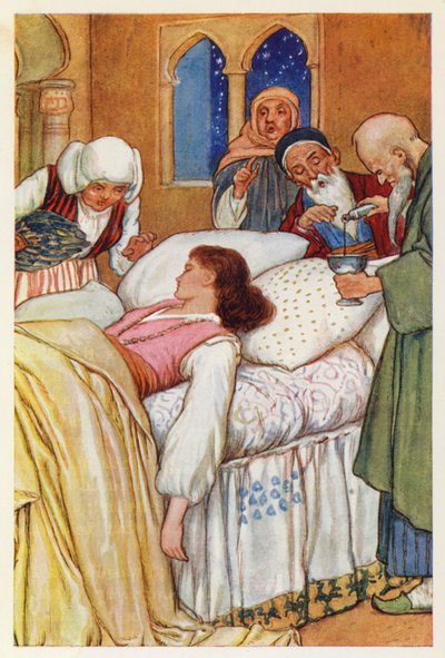 Princess Aldegonda and her Physicians by Harry George Theaker