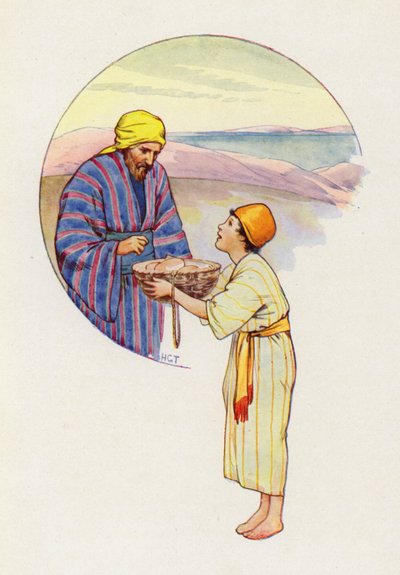 "Tell the Master that He may have all these," cried the little boy by Harry George Theaker