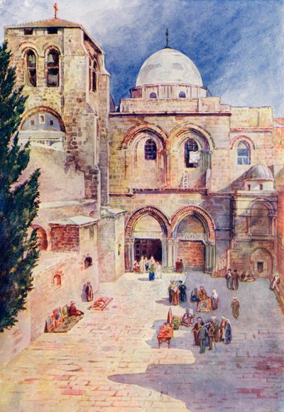The Church of the Holy Sepulchre, Jerusalem, Palestine, c. 1910, from A Book of Modern Palestine by Richard Penlake by Harry Morley
