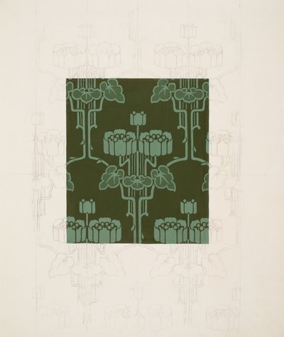 Design with Flowers and Leaves by Harry Napper