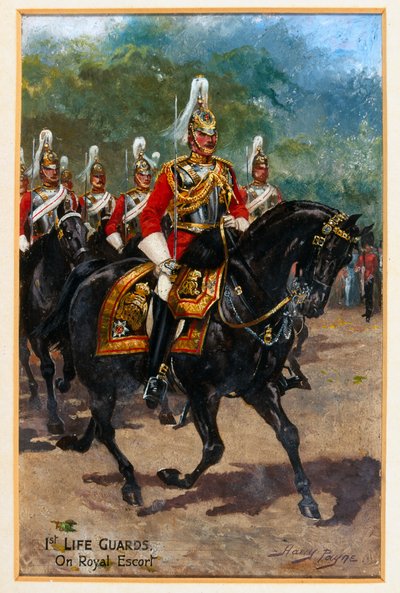 1st Life Guards, On Royal Escort by Harry Payne
