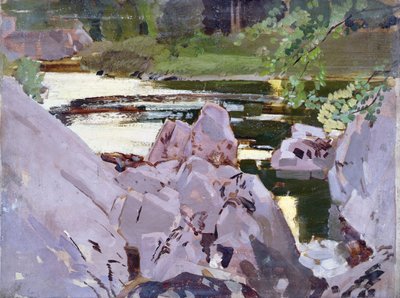 Evening by the river by Harry Watson