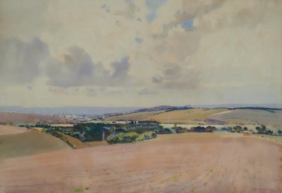 Landscape, Possibly the Downs by Harry Watson