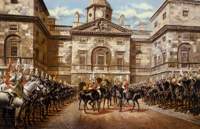 The Guard Mounting: The Horse Guards at Whitehall by Harry and Arthur Charles Payne