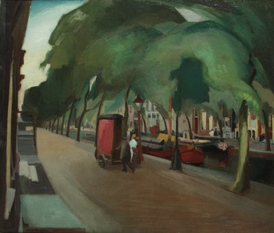 Canal with Organ by Harry or Harrie Kuyten